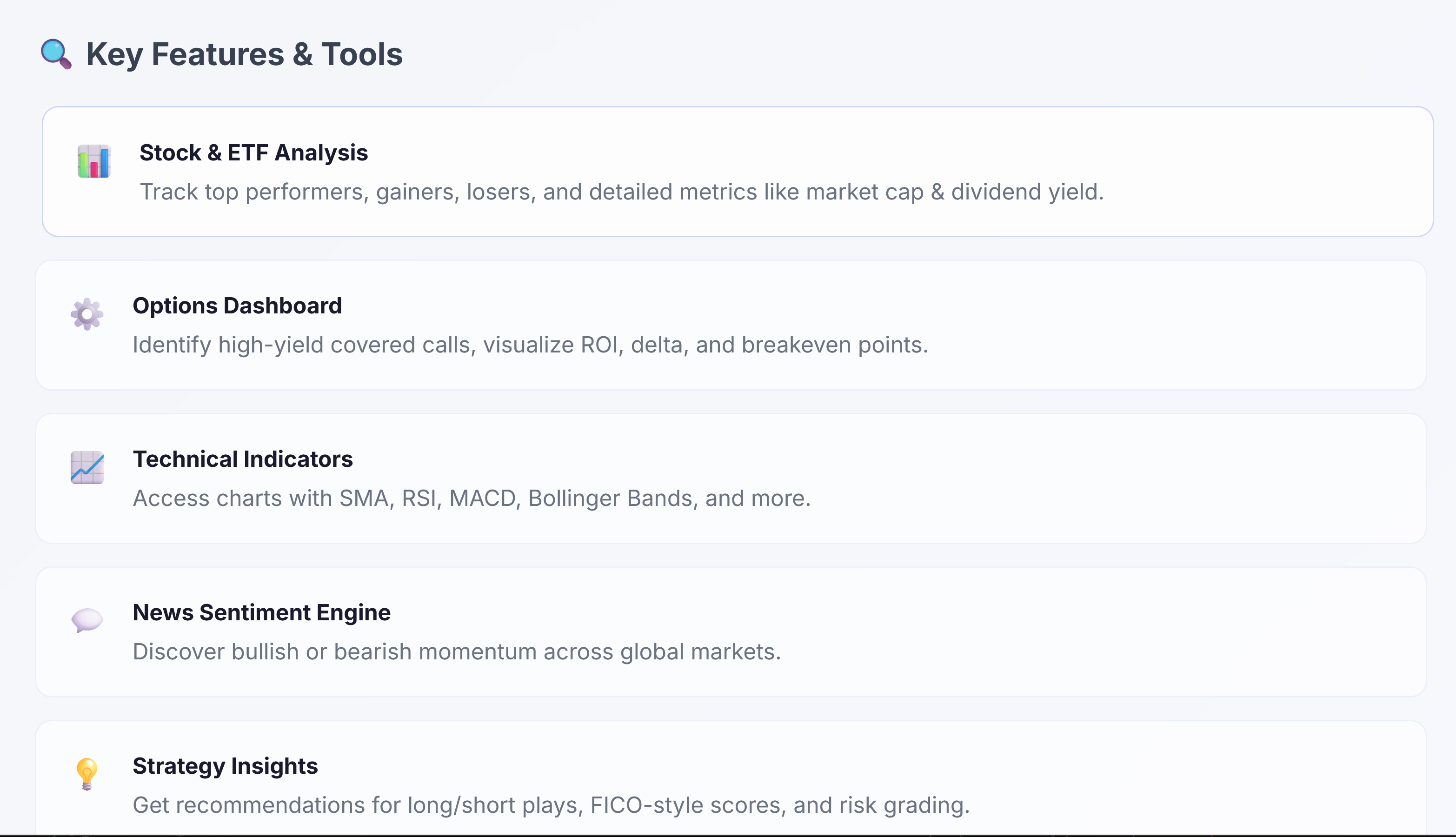 Finance Dashboard - Key Features