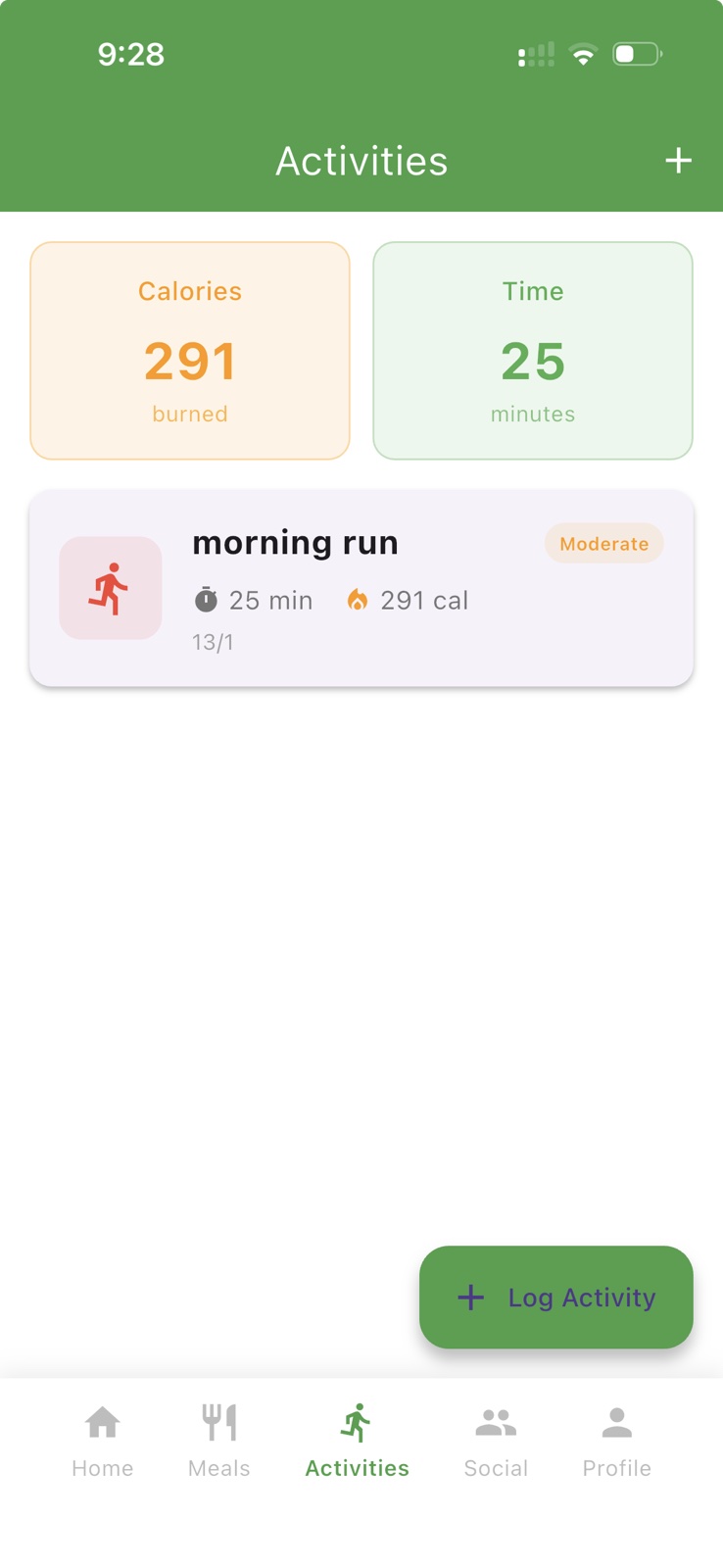 Health Tracker - Activities